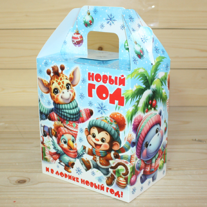 Новогодний набор с шоколадным печеньем
