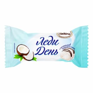 Конфеты Леди день в новогоднем наборе c леденцом на палочке
