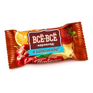Конфеты Все-все мармелад в новогоднем наборе с жевательным мармеладом 