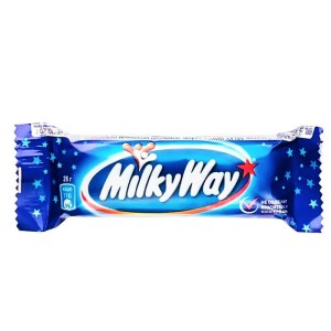 Батончик Милки Вей в новогоднем наборе Дом с окошками M&M`s