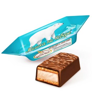 Конфеты Мишка на севере в новогоднем наборе с Жаклин