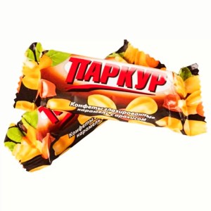 Конфеты Паркур в новогоднем наборе с конфетой Пламя костра