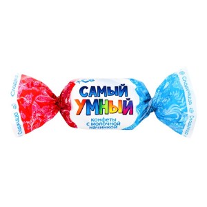 Конфеты Самый умный в новогоднем наборе с драже-пирамидкой