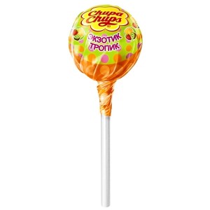 Леденец Чупа-чупс экзотик в новогоднем наборе Fruit-tella