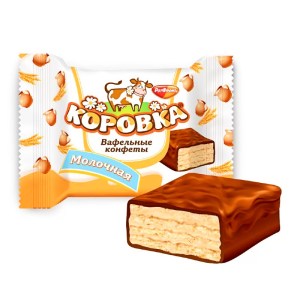 Конфеты Коровка в новогоднем наборе с арахисовой халвой
