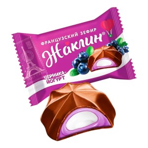 Зефир Жаклин в новогоднем наборе с шоколадом Тоффи